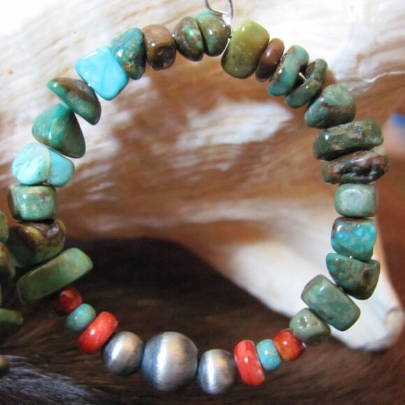 NAVAJO EARRINGS STERLING SILVER NWT - Picture 3 of 6